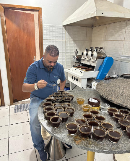 Degustação dos grãos